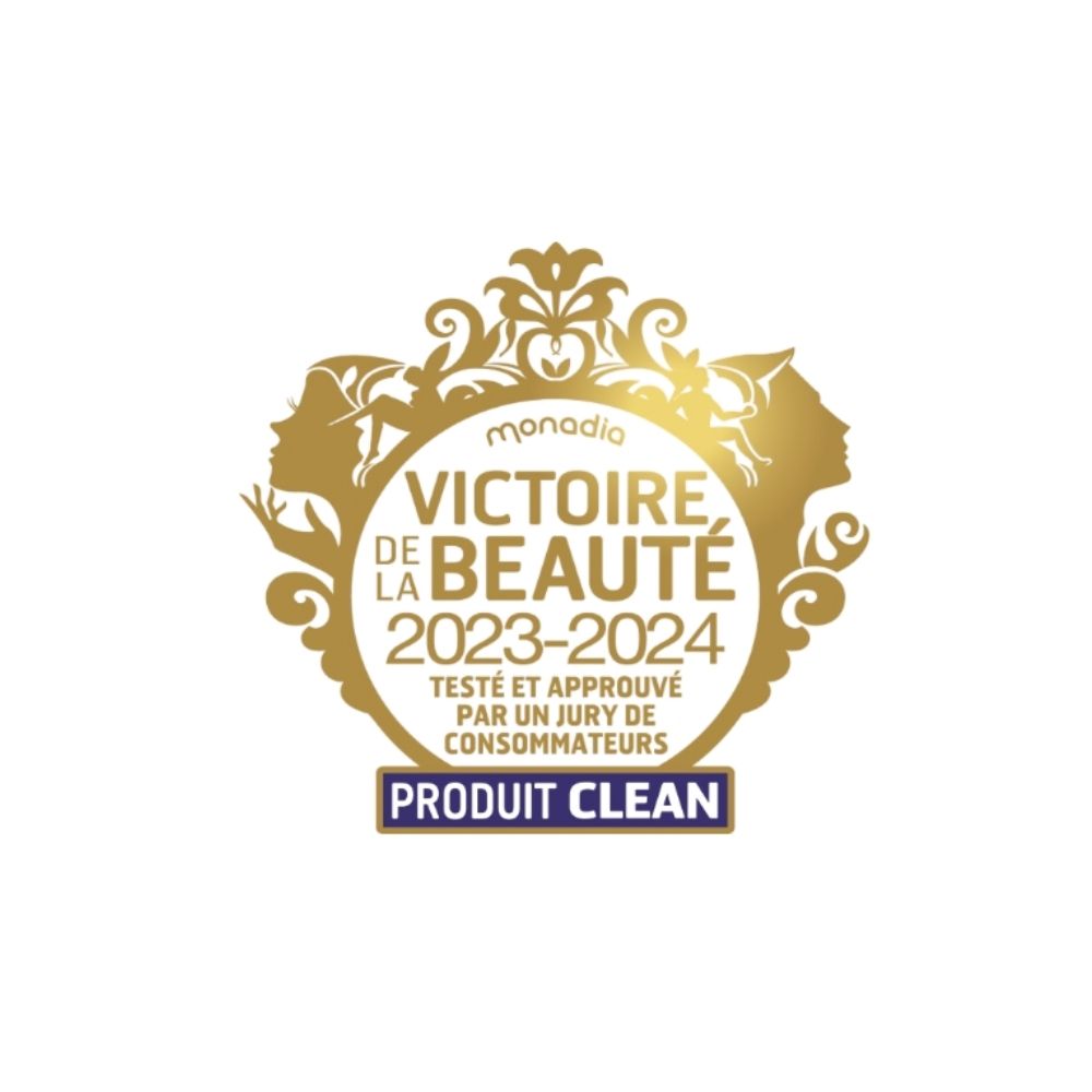 Médaille Victoire Beauté 2023-2024 pour la brume cheveux SILKBIOTIC clean.