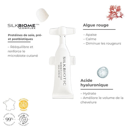 Les ingrédients du sérum cuir chevelu à la soie SILKBIOTIC sont à 99% d&