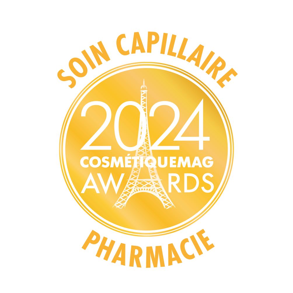 Médaille d'or 2024 Cosmétiquemag Awards pour le sérum cuir chevelu Silkbiotic.