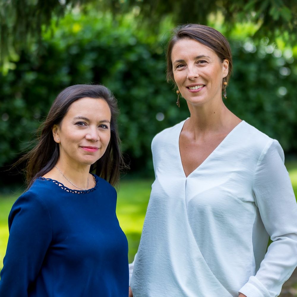 Fanny Redziniak et Dr. Valérie Sabatier, co-fondatrices de SILKBIOTIC.