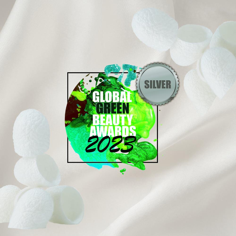 Global Green Beauty Awards 2023 - Médaille d'argent pour l'innovation en cosmétique.