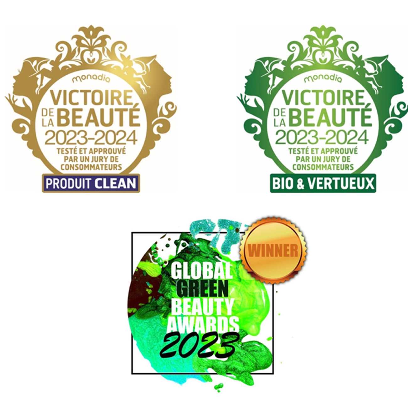 Victoires de la beauté et Global Green Beauty Awards reçus par SILKBIOTIC